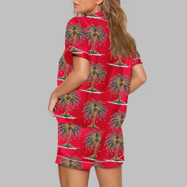 Christmas Palm Tree Pajama Set 4