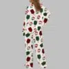 Christmas Pickleball Satin Pajama Set 4