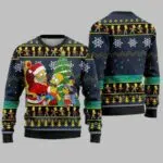Christmas Simpsons Santa Claus Ugly Christmas Sweater
