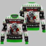 Christmas Terrifier Santa Ugly Christmas Sweater