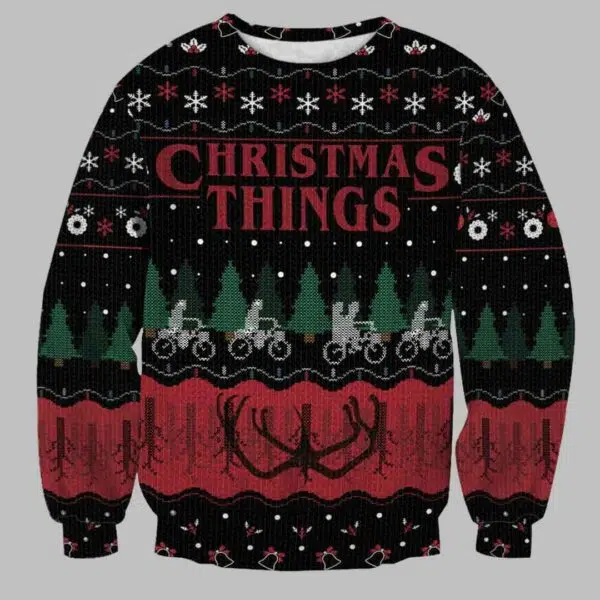 Christmas Things Ugly Christmas Sweater 1