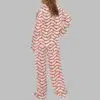 Christmas Tree Cake Stripes And Sprinkles Pajama Set 4