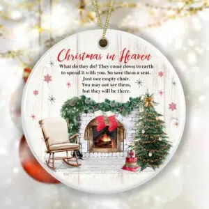 Christmas in Heaven Ornament 1