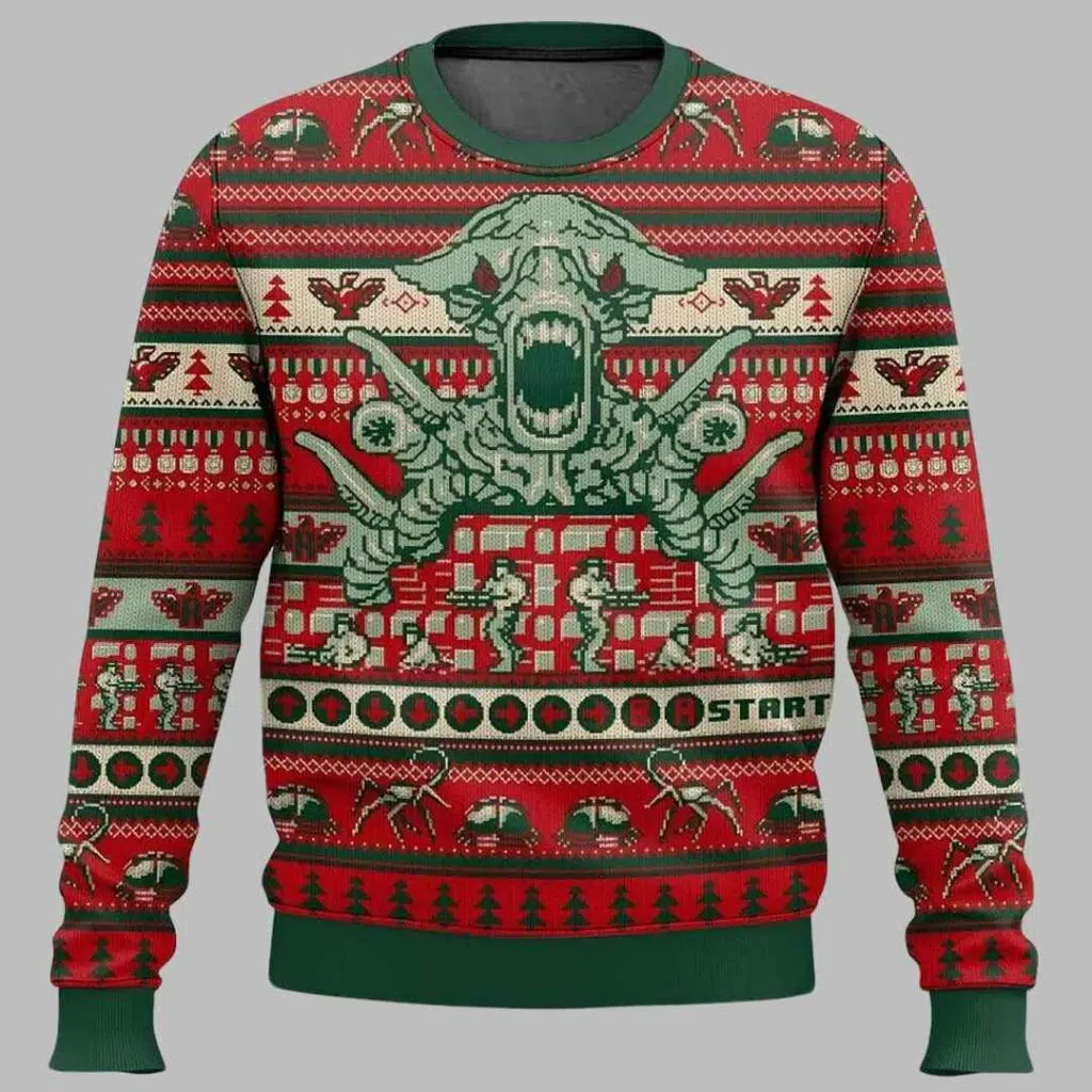 Contra Ugly Christmas Sweater 1