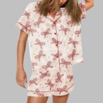Coquette Bow Christmas Pajama Set
