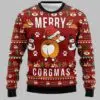 Corgi Merry Corgmas Ugly Christmas Sweater 1