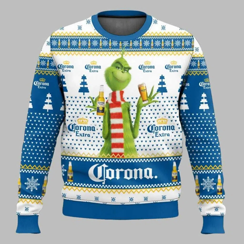 Coronan Extra Grinch Ugly Christmas Sweater 2