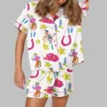 Cowgirl Satin Pajama Set