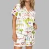 Croatia Travel Satin Pajama Set 4