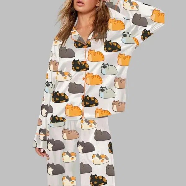 Cute Cat Pajama Set 1