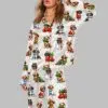 Dachshund Christmas Dog Pajama Set 1