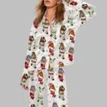 Dachshund Stockings Christmas Pajama Set