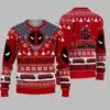 Deadpool Holiday Xmas Ugly Christmas Sweater 1