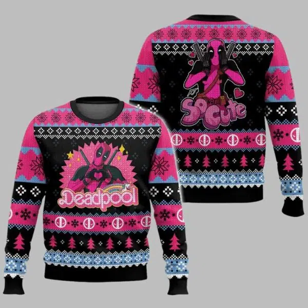 Deadpool So Cute Ugly Christmas Sweater 2