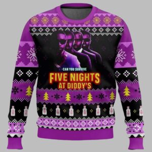 Diddy's Can You Survive Five Night At Diddys Ugly Christmas Sweater 2