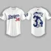 Dodgers Fernando Valenzuela FOREVER 34 Jersey 2