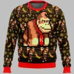 Donkey Kong Sprite Ugly Christmas Sweater