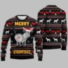 Donkey Merry Kissmyass Ugly Christmas Sweater 2