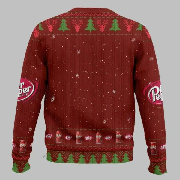 Dr Pepper Funny Ugly Christmas Sweater 3