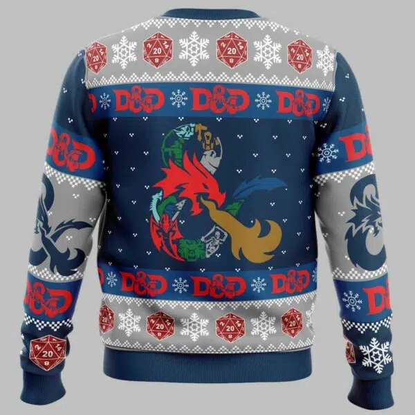 Dungeons and Dragons Ugly Christmas Sweater 3