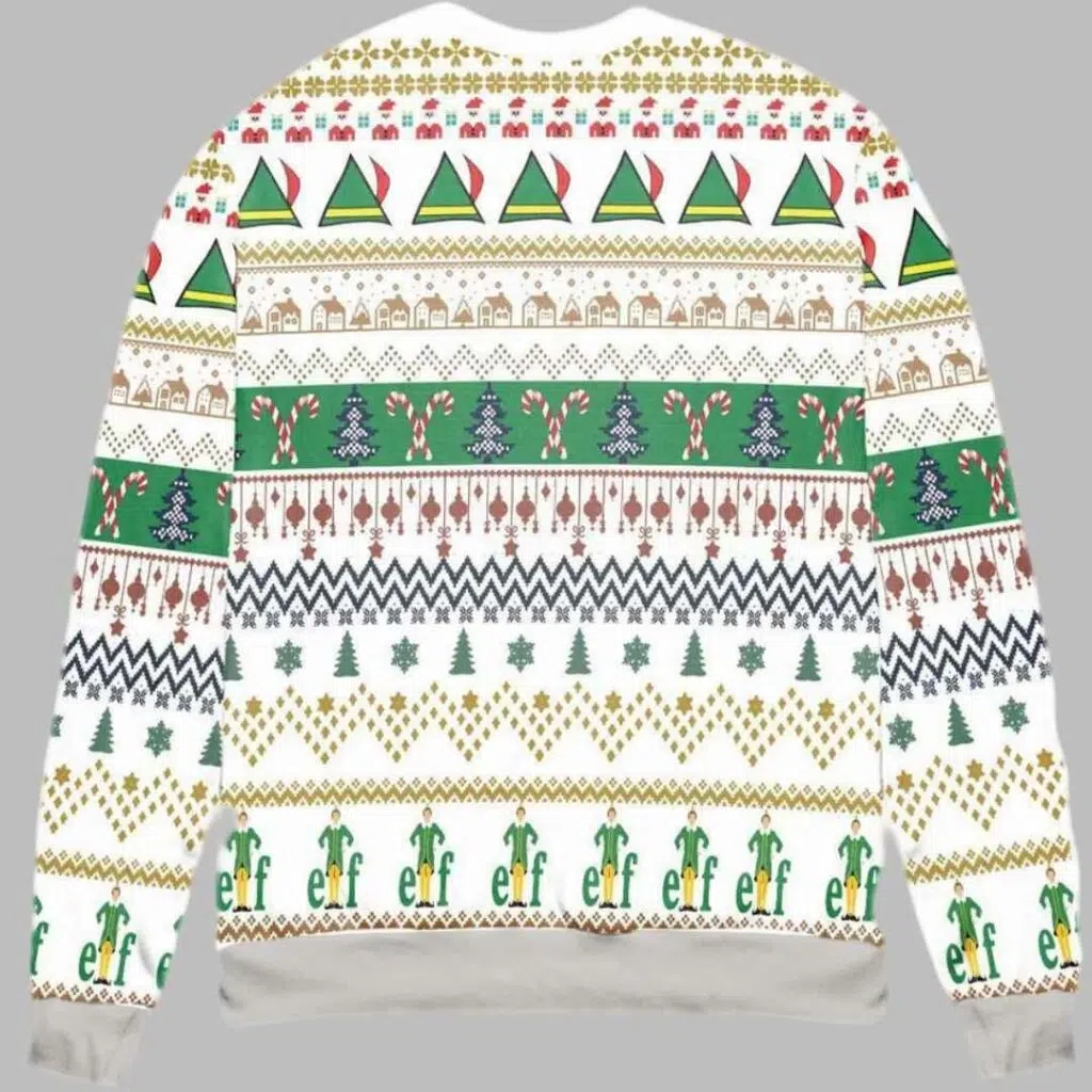 Elf Does Somebody Need A Hug Ugly Christmas Sweater 2