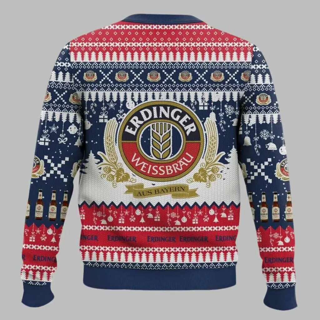 Erdinger German Beer Ugly Christmas Sweater 3