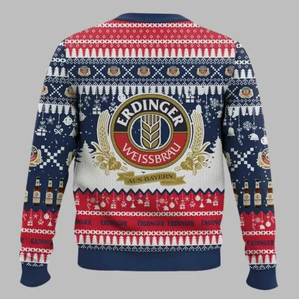 Erdinger German Beer Ugly Christmas Sweater 3