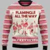 Flamingle All The Way Ugly Christmas Sweater 2