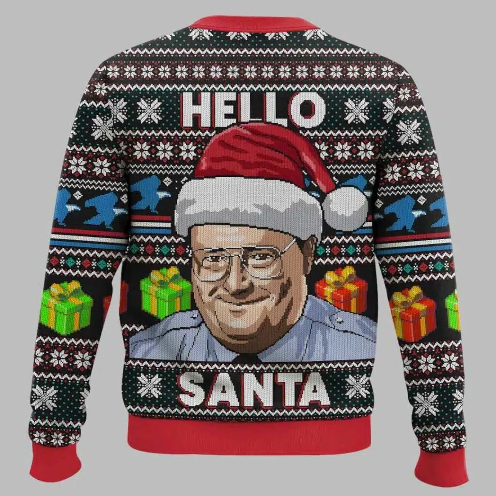 Frank Reynolds Hello Santa Ugly Christmas Sweater 2