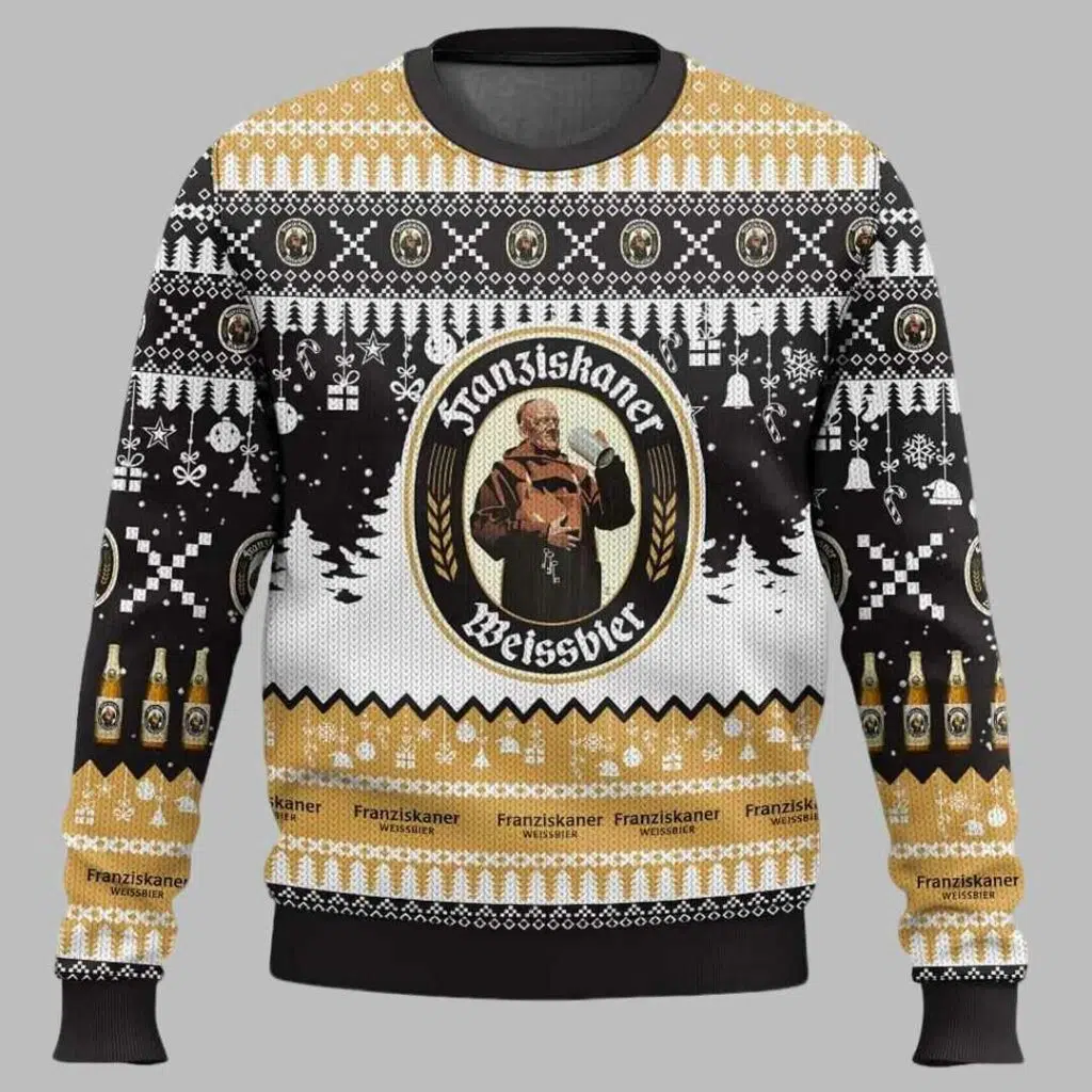 Franziskaner German Beer Ugly Christmas Sweater 2