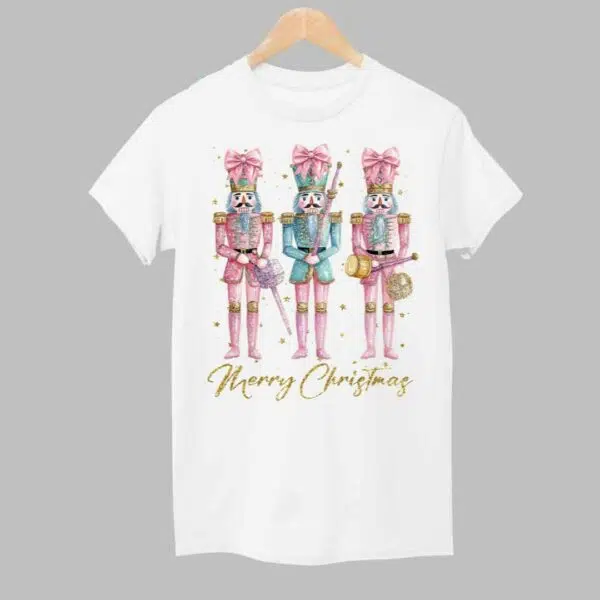 Glitter Nutcracker Friends Merry Christmas Shirt 1