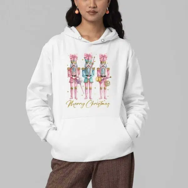 Glitter Nutcracker Friends Merry Christmas Shirt 3