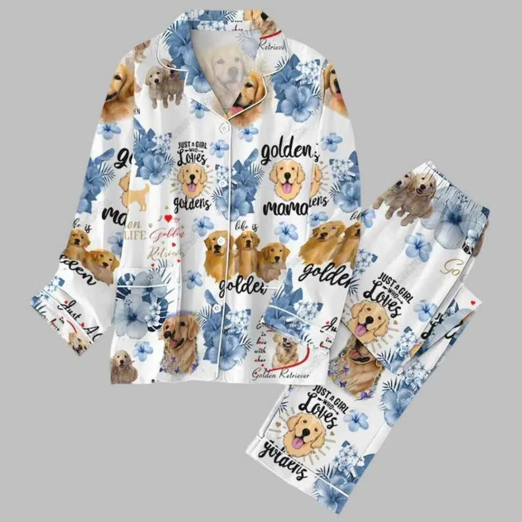 Golden Retriever Pajamas Set 2