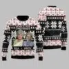 Golden Women And May All Your Christmases Bea White Ugly Christmas Sweater 3