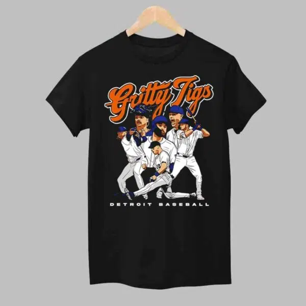 Gritty Tigs Detroit Baseball Shirt 1