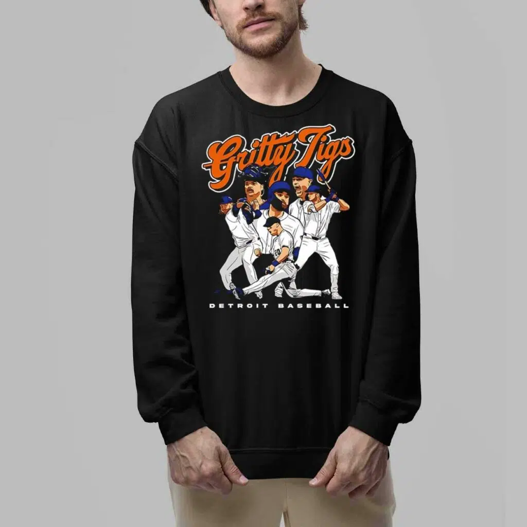 Gritty Tigs Detroit Baseball Shirt 6