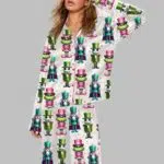 Grnch Nutcracker Friends Christmas 90's Movie Pajama Set