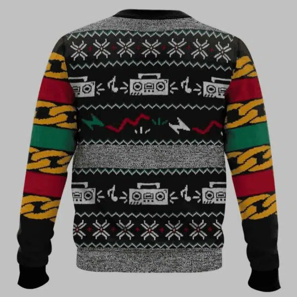 Hip hop Santa Ugly Christmas Sweater 3