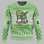 Hippity Hoppity Frog Meme Christmas Ugly Christmas Sweater