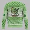 Hippity Hoppity Frog Meme Christmas Ugly Christmas Sweater 3