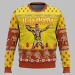 Hulkamania Hulk Hogan WWE Ugly Christmas Sweater