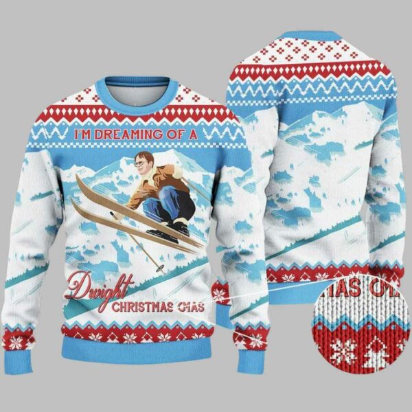 I'm Dreaming of a Dwight Christmas Ugly Christmas Sweater 2