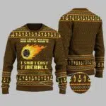 I Didn't Ask How Big The Room I Said I Cast Fireball Ugly Christmas Sweater