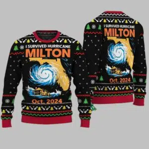 I Survived Hurricane Milton Storm 2024 Ugly Sweater 2