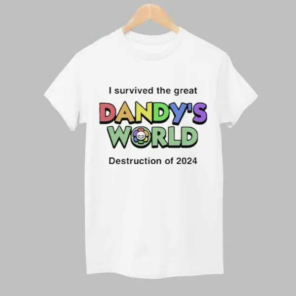 I Survived The Great Dandys World Destruction Of 2024 Shirt 1