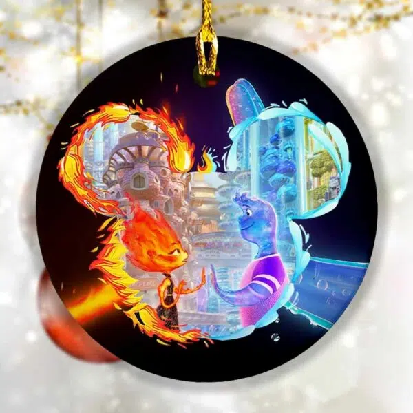 Ice And Fire Christmas Ornament 3