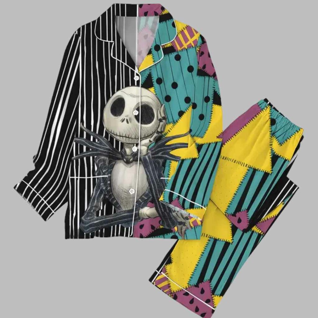 Jack Skellington Nightmare Before Pajamas Set 4