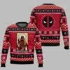 Jesus Deadpool Ugly Christmas Sweater 1