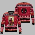 Jesus Deadpool Ugly Christmas Sweater