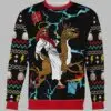 Jesus and Reindeer Ugly Christmas Sweater 2